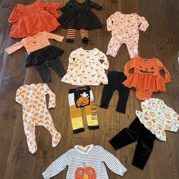 Baby Girls Halloween Bundle _ Please see Description - Picture 1 of 10